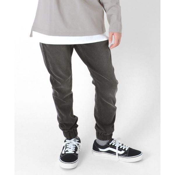 [テーパード]スーパーストレッチデニム・ジョガーパンツ