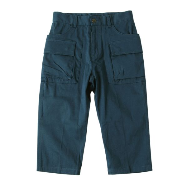 [ストレート]ツイルストレッチ・ガーデンポケット７分丈パンツ