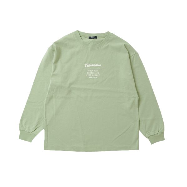 天竺・アソートプリント袖リブ長袖Ｔシャツ