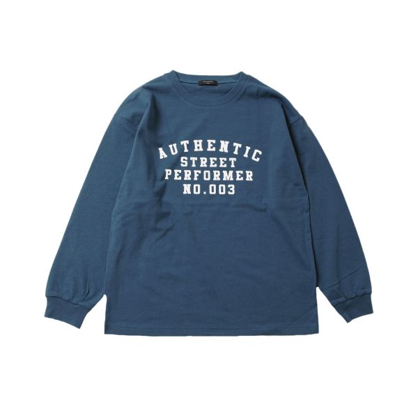 天竺・アソートプリント袖リブ長袖Ｔシャツ