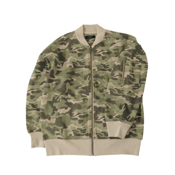 裏毛・ドロップショルダーMA-1