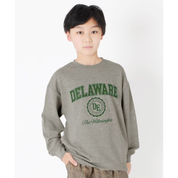 裏毛・ドロップショルダーアソートプリントトレーナー