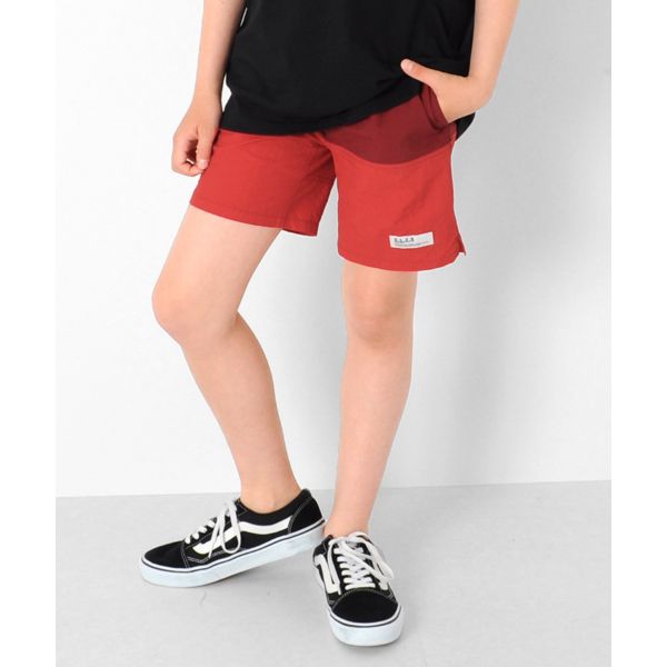 水陸両用・切り替え配色ショートパンツ