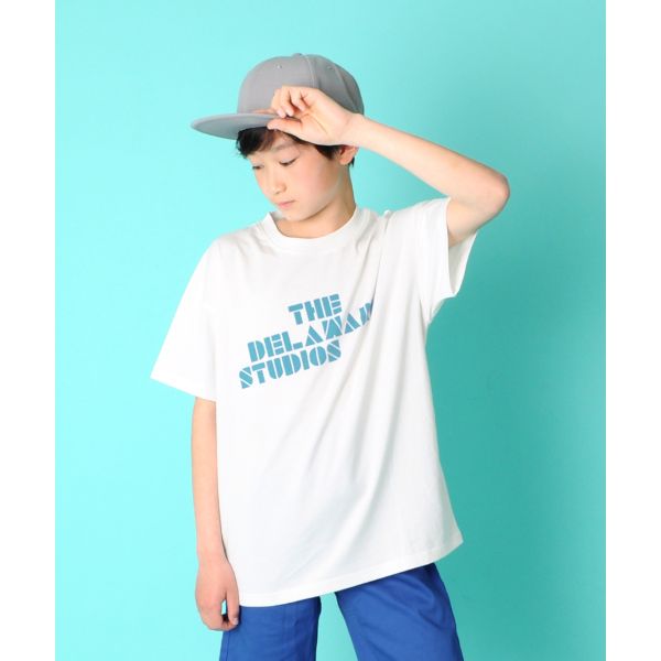 天竺・ドロップショルダーアソートプリント半袖Tシャツ