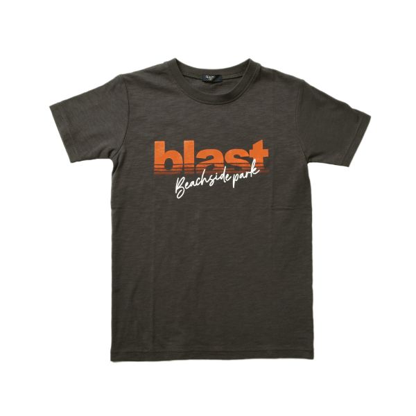 【大人向けサイズあり】スラブ天竺・サンセットプリント半袖Ｔシャツ