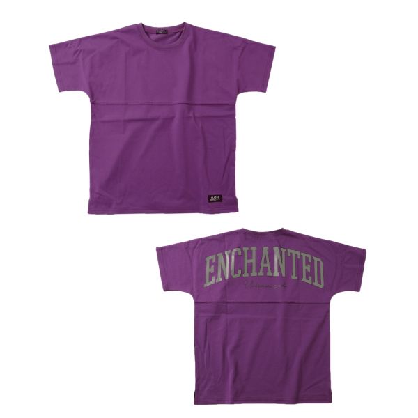 【大人向けサイズあり】機能天竺・接触冷感ドルマンスリーブバックプリント半袖Tシャツ