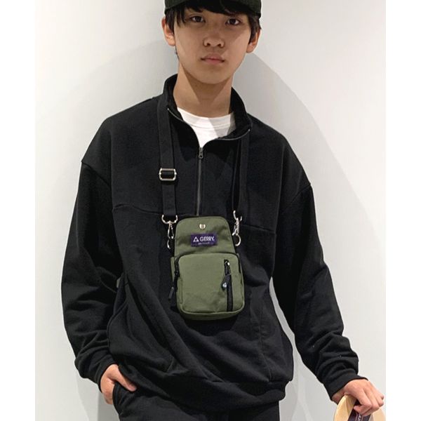 ハーフジップスウェット【セットアップ対応】