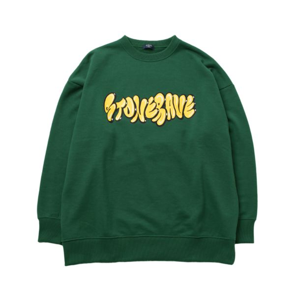 裏毛・グラフィティビッグトレーナー