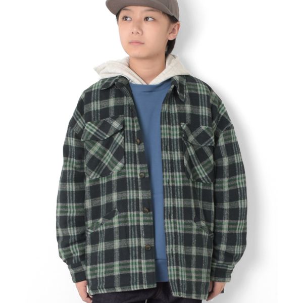 【大人向けサイズあり】【penfield】チェックＣＰＯシャツ