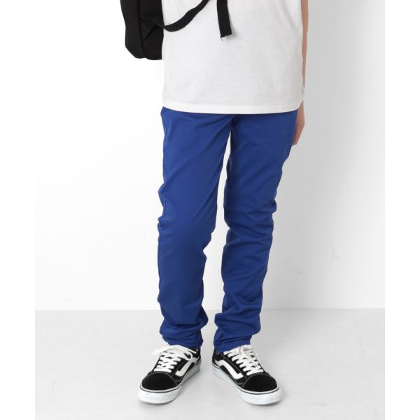 【大人向けサイズあり】【ラクパン】TCカラーツイル・スリムパンツ