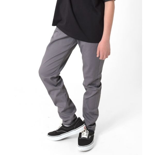 【大人向けサイズあり】【ラクパン】TCカラーツイル・スリムパンツ