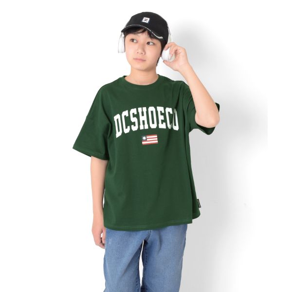 【大人向けサイズあり】【DC】アーチロゴプリントビッグ半袖Tシャツ