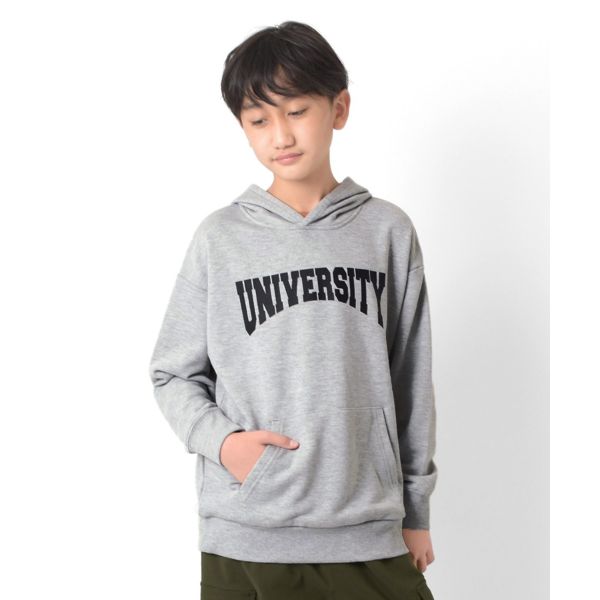 【大人向けサイズあり】裏毛・カレッジプリントパーカー