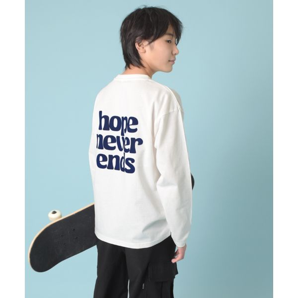 【グラコレ】アソートバックプリント長袖Tシャツ