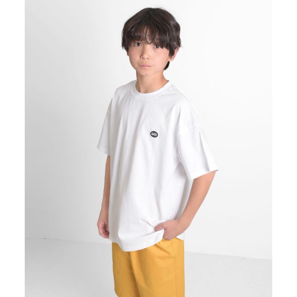 ワッペン付き半袖Tシャツ