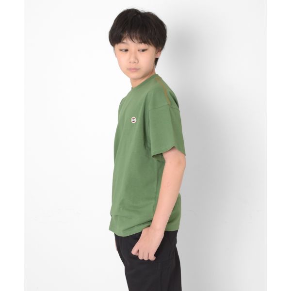 ワッペン付き半袖Tシャツ