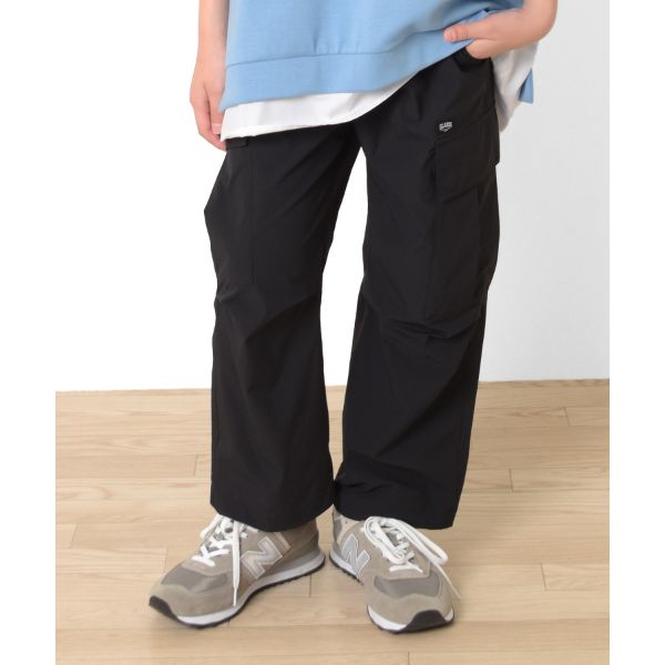 [ストレート]ナイロンリップストップ・8.5分丈カーゴパンツ