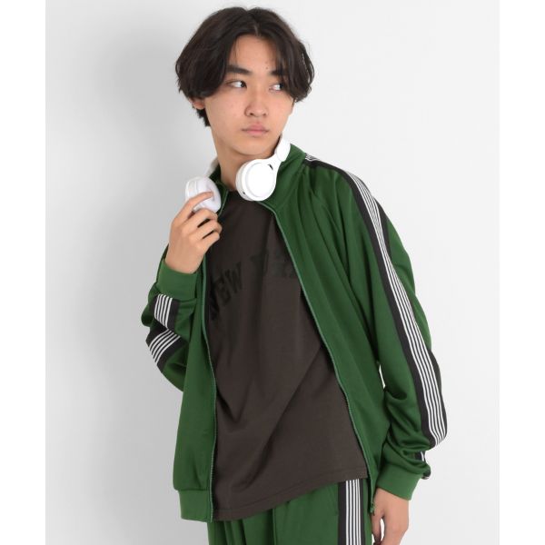 ジャージ・サイドライントラックジャケット【セットアップ対応】
