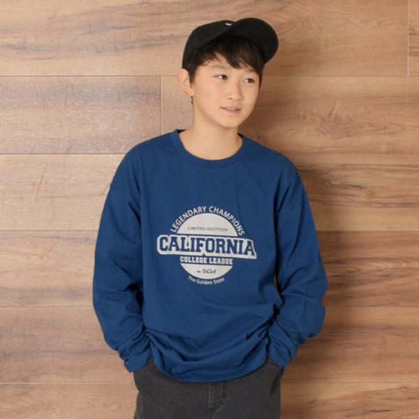 【WEB限定】【プチプラ】【再入荷】フロントアソートプリント長袖Tシャツ