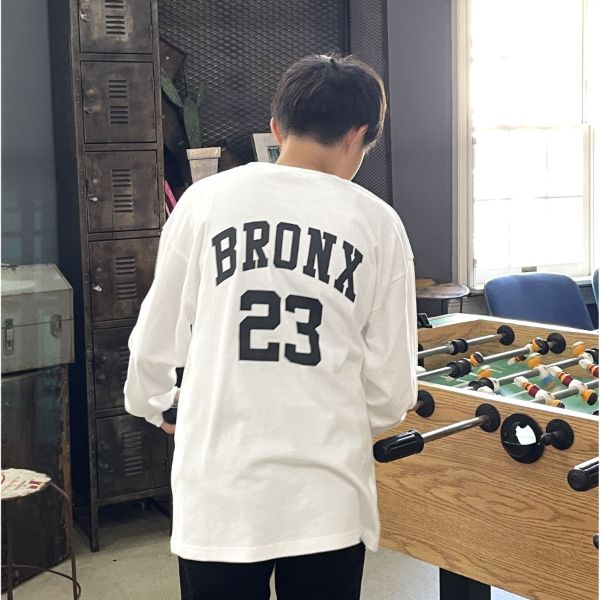 【WEB限定】【プチプラ】バックアソートプリント長袖Tシャツ