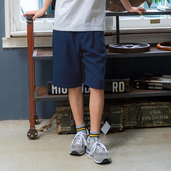 【大人向けサイズあり】パナマ風・タックハーフパンツ