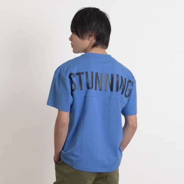 【大人向けサイズあり】バックBIGロゴプリント半袖Tシャツ