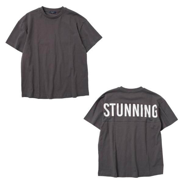 【大人向けサイズあり】バックBIGロゴプリント半袖Tシャツ