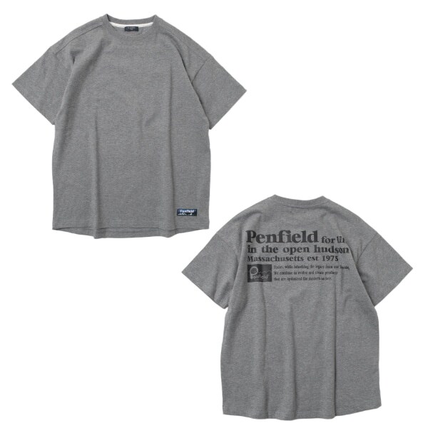 【Penfield】USAコットン・バックロゴ半袖Tシャツ