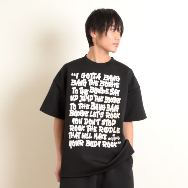 【大人向けサイズあり】【速乾】【接触冷感】【セットアップ対応】ダンボール・アソートダンス半袖Tシャツ