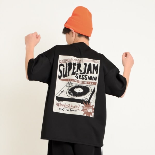 【大人向けサイズあり】【速乾】【接触冷感】【セットアップ対応】ダンボール・アソートダンス半袖Tシャツ