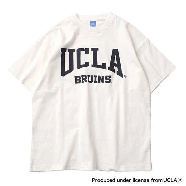 【大人向けサイズあり】【UCLA】コットン・フロントUCLAロゴ半袖Tシャツ