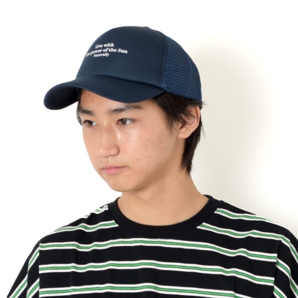 【大人向けサイズあり】メッセージプリントメッシュCAP