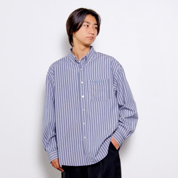 【大人向けサイズあり】ストライプシャツ