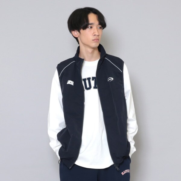 【大人向けサイズあり】ロゴジップアップベスト