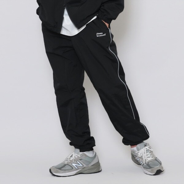 【大人向けサイズあり】【セットアップ対応】【あったか】ナイロン起毛裏地付きジョガーパンツ