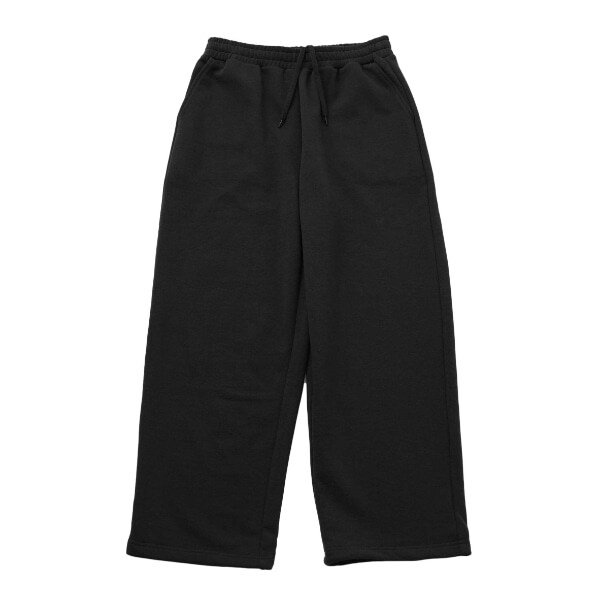 【大人向けサイズあり】裏毛・ワンポイント刺繍ロゴパンツ