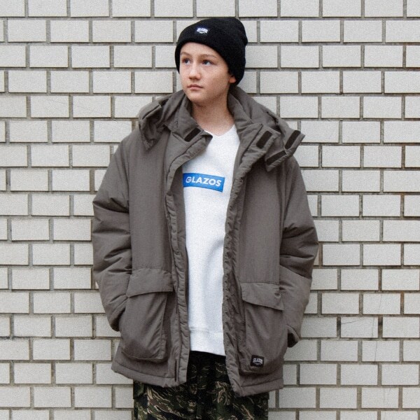 【大人向けサイズあり】【撥水】【保温】機能中綿サーモライト・ミドルコート