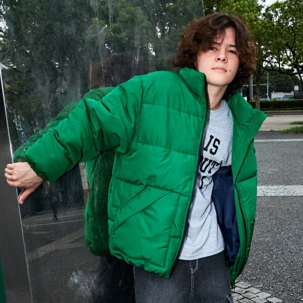 【大人向けサイズあり】ファイバーダウンジャケット