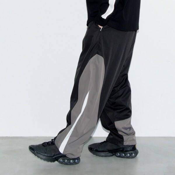 【大人向けサイズあり】【GLSW.】【セットアップ対応】パネル切替パンツ