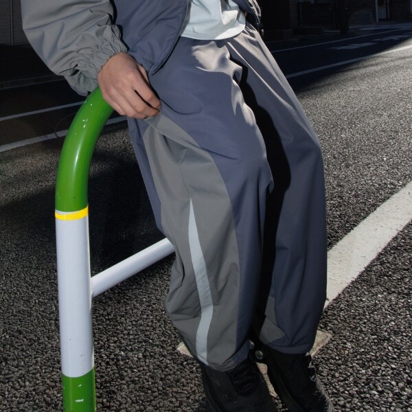 【大人向けサイズあり】【GLSW.】【セットアップ対応】パネル切替パンツ