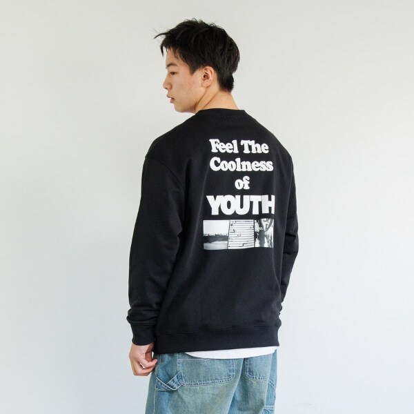 【大人向けサイズあり】【速乾・毛玉になりにくい】【プチプラ】バックフォトプリントトレーナー