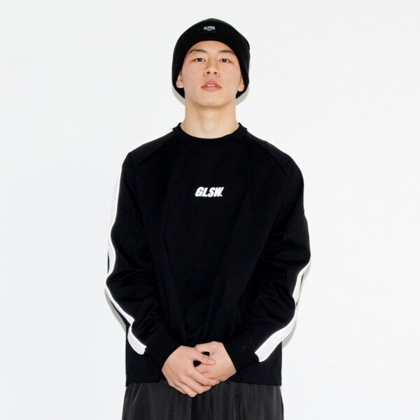 【大人向けサイズあり】【GLSW.】リフレクターパイピング長袖Tシャツ