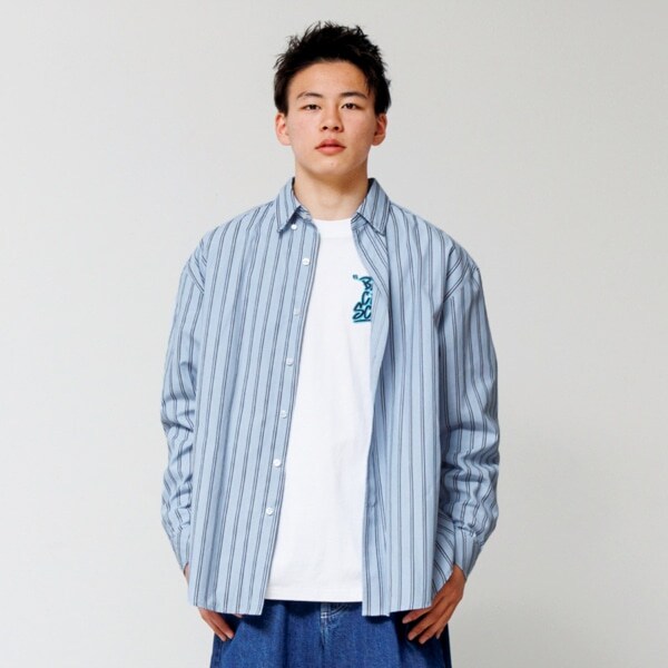 【大人向けサイズあり】アソート・ボタンダウン長袖シャツ