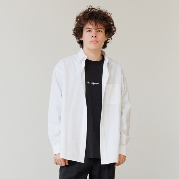 【大人向けサイズあり】オックス・ボタンダウン長袖シャツ