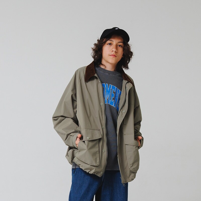 【大人向けサイズあり】【撥水・透湿】ナイロン・ジャケット