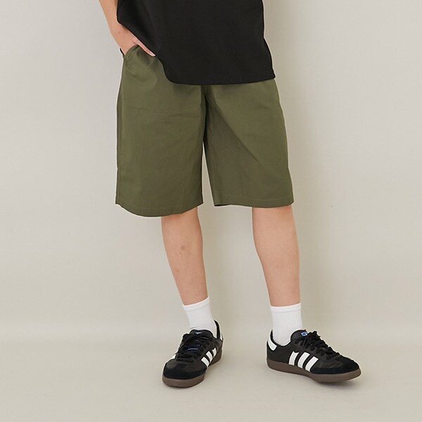 【大人向けサイズあり】【セットアップ対応】タイプライター・イージーハーフパンツ