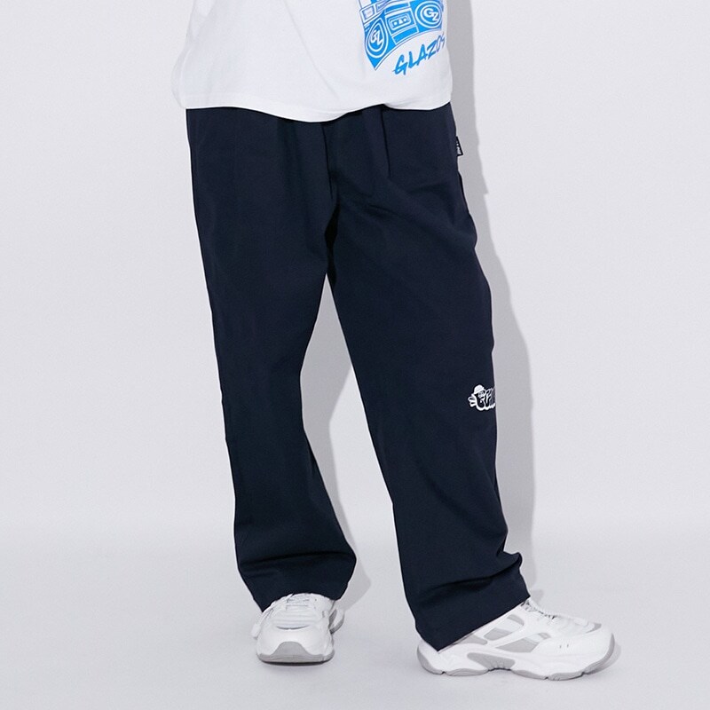 【大人向けサイズあり】【FORGETNEVER】タックワイドストレッチチノパンツ_GLSW