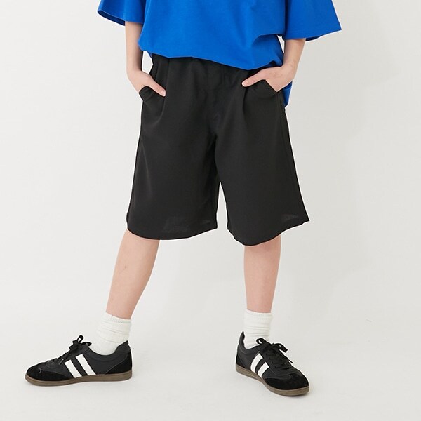 【大人向けサイズあり】パナマ風タックハーフパンツ