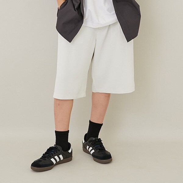 【大人向けサイズあり】トロトロ・タックハーフパンツ