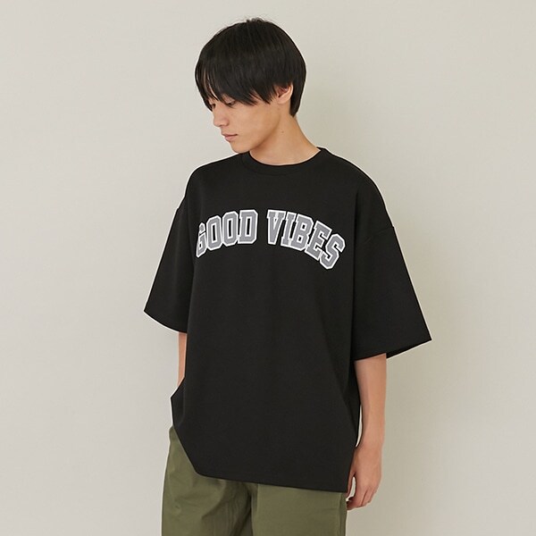 【大人向けサイズあり】【接触冷感】エアリークッション・アーチロゴ半袖Tシャツ